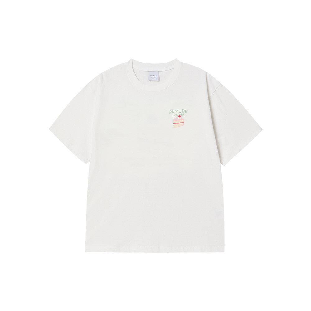 ADLV A PIECE OF CAKE SHORT SLEEVE T-SHIRT CREAM