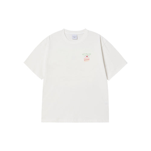 ADLV A PIECE OF CAKE SHORT SLEEVE T-SHIRT CREAM