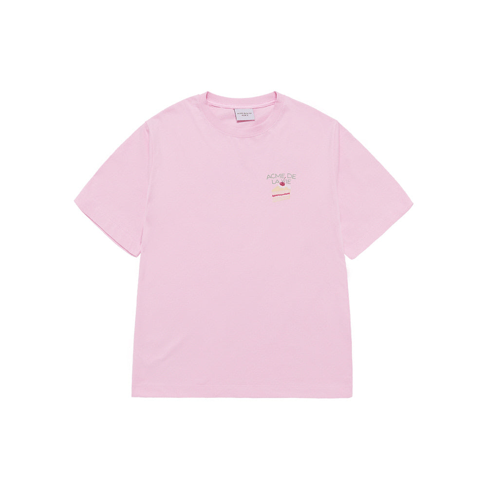 ADLV A PIECE OF CAKE SHORT SLEEVE T-SHIRT LIGHT PINK