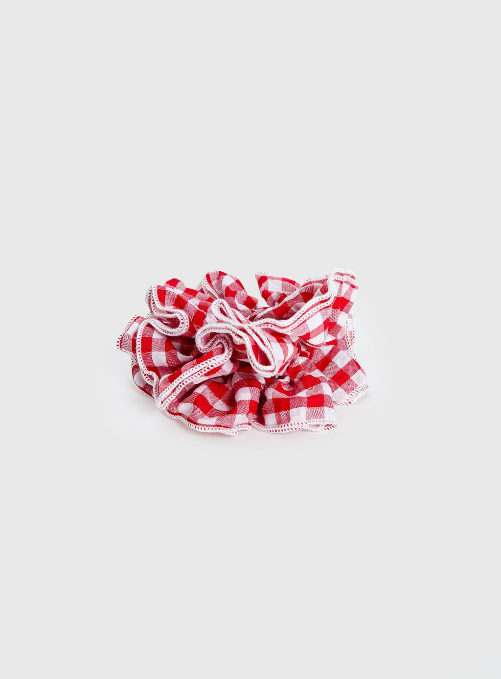 Cheshire Scrunchie Red Gingham
