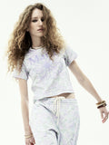 MARDI SLIM TSHIRT FLEUR FLOWERMARDI_PURPLE LILAC