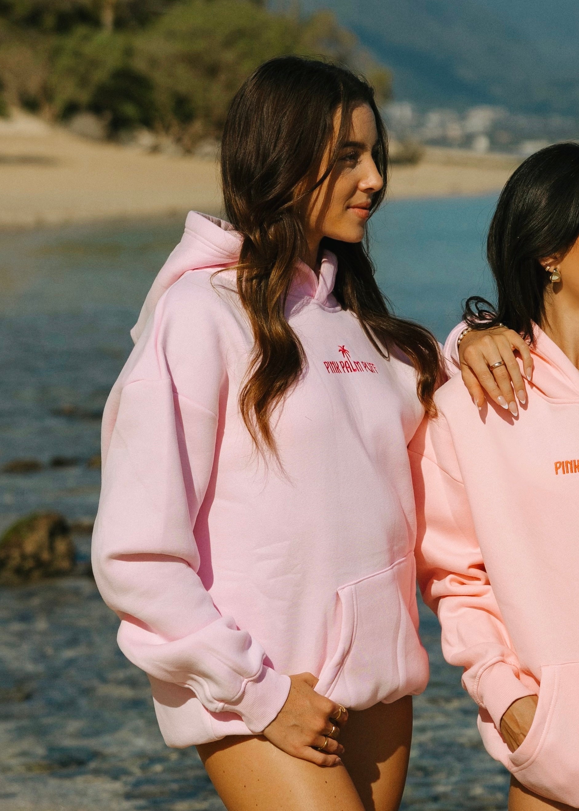 Classic Puff Hoodie in Blush