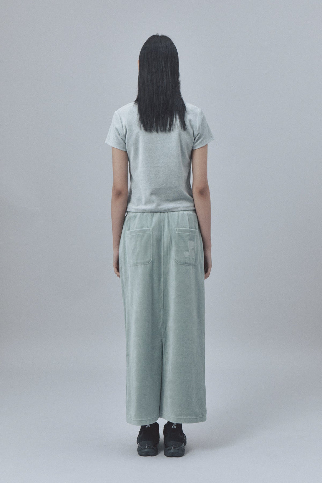 VELVET LOGO T-SHIRT - MINT