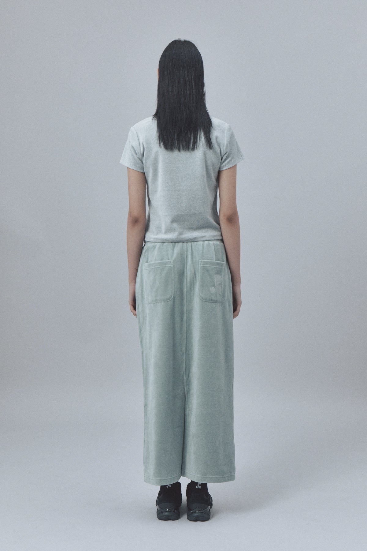 VELVET LOGO T-SHIRT - MINT