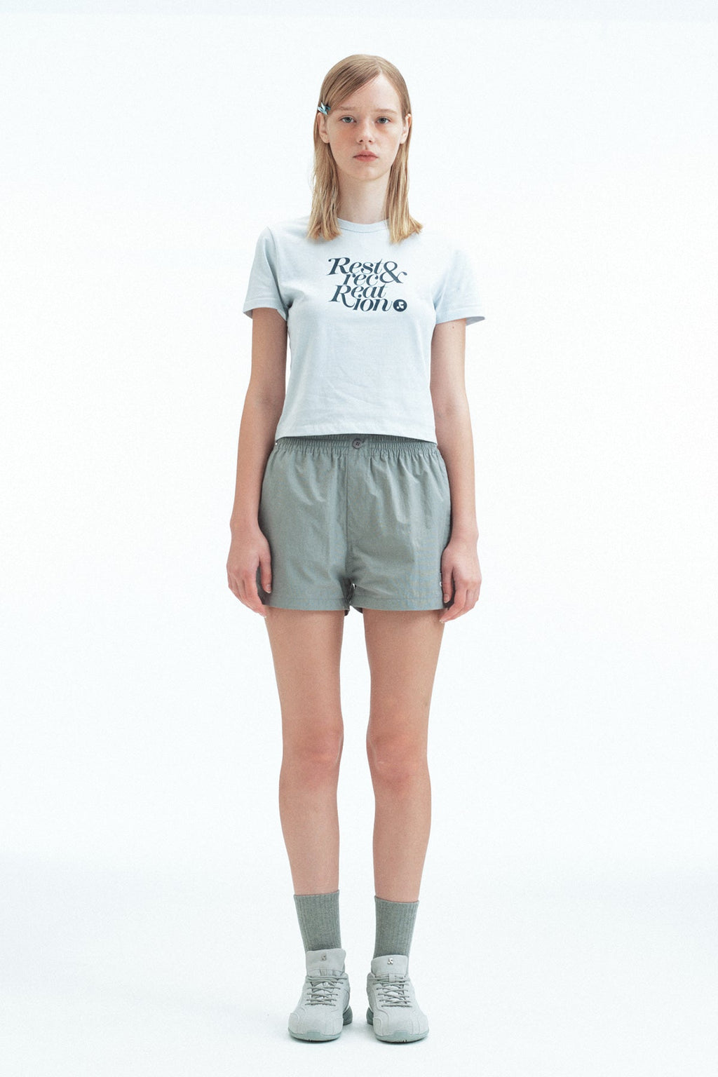 BASIC LOGO T-SHIRT - LIGHT BLUE
