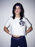 MARDI ACTIF AIRLIFT cropped top clovermardi_IVORY NAVY