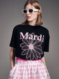 MARDI TSHIRT FLOWERMARDI_BLACK PINK